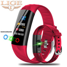 Load image into Gallery viewer, LIGE Smart Watch Women IP68 Waterproof Sport Bracelet Smart Fitness Tracker Blood Pressure Heart Rate Monitor intelligent Watch
