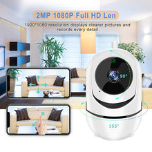 Charger l&#39;image dans la galerie, Wifi IP Camera 1080P FHD PTZ Auto Tracking Home Security Camera Night Vision Two Way Audio Wireless CCTV Surveillance Cameras
